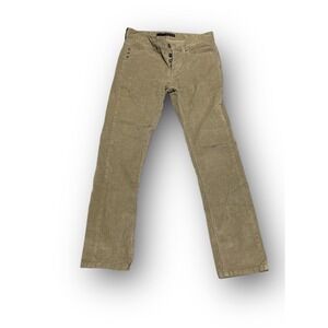 KR3W Krew Cotton Corduroy Beige Brown Pants Size: 28 W, Inseam:27